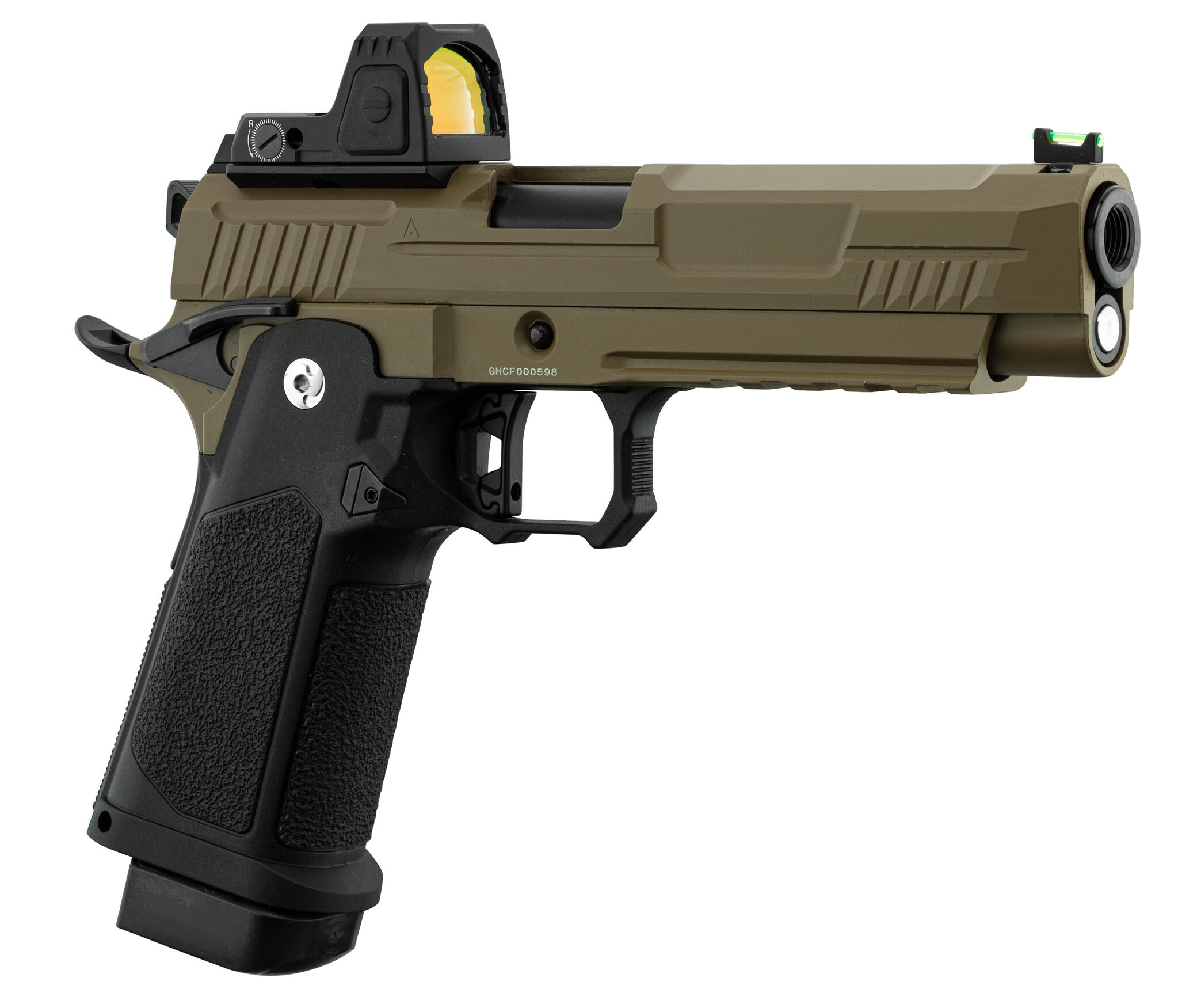 Vanguard 4" Hi-Capa GBB (RDS Black/Tan)