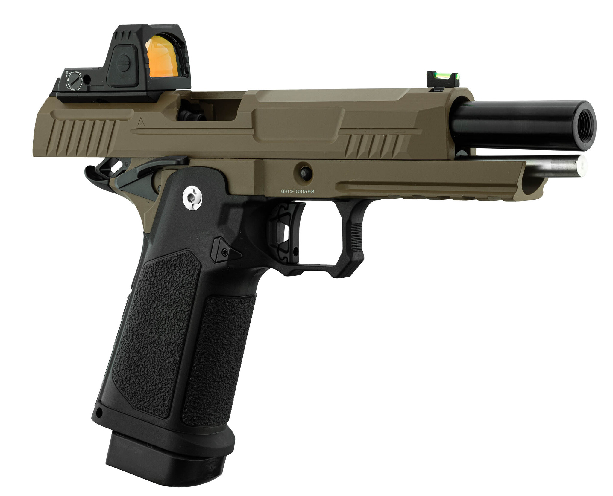 Vanguard 4" Hi-Capa GBB (RDS Black/Tan)
