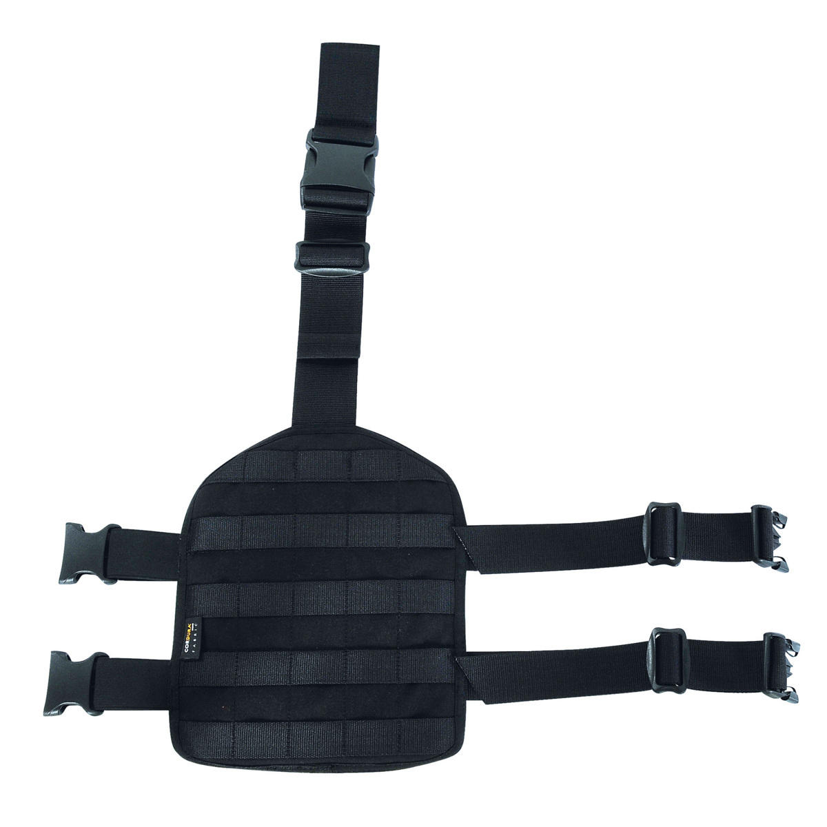 Leg Base Plate with MOLLE (Black)