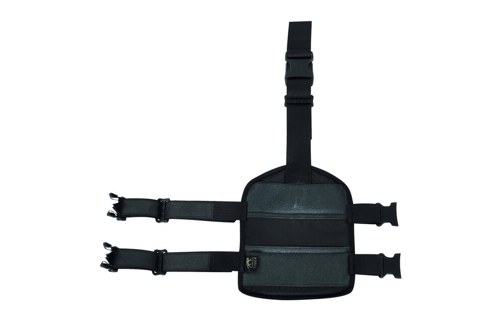 Leg Base Plate with MOLLE (Black)