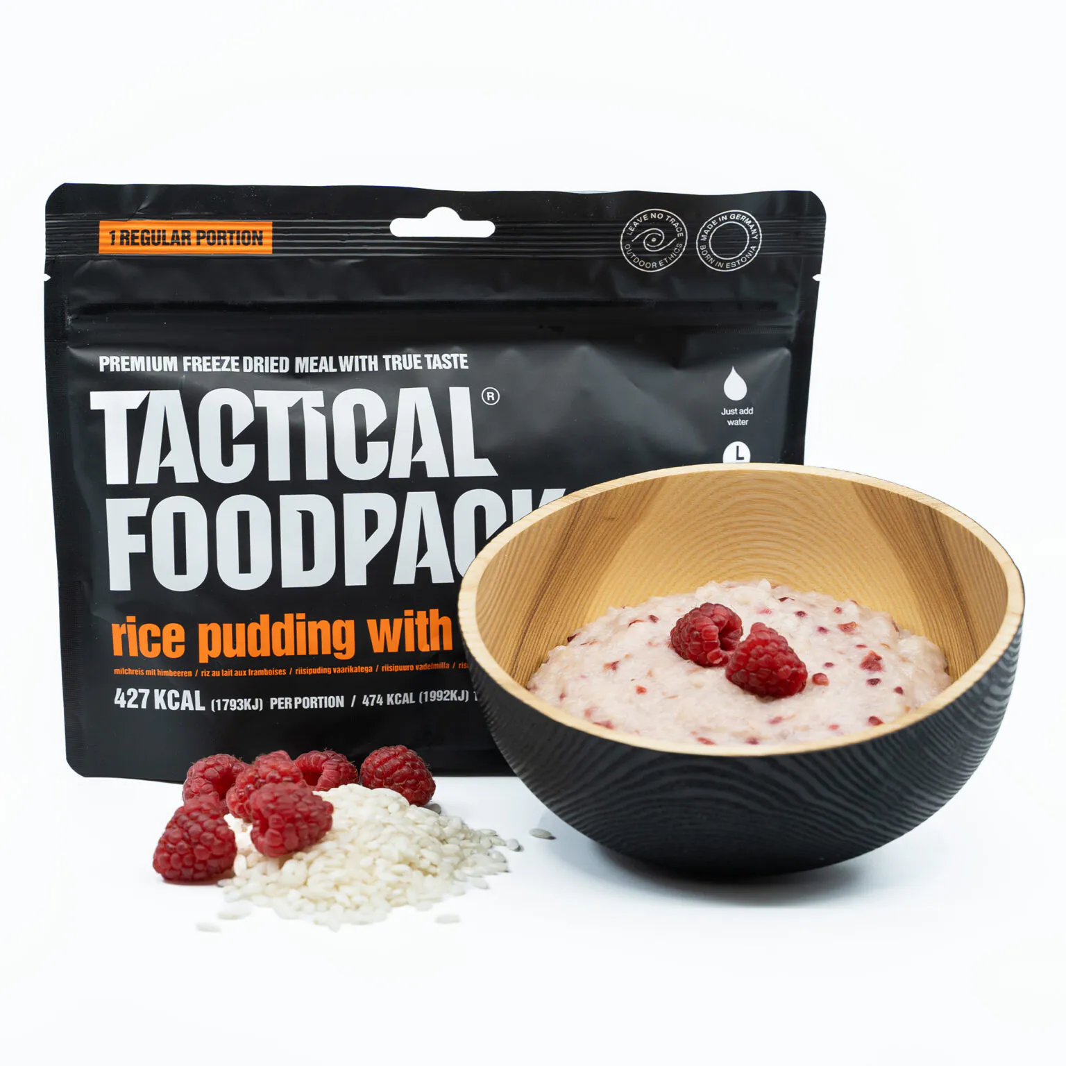Rice Pudding with Raspberries 90g