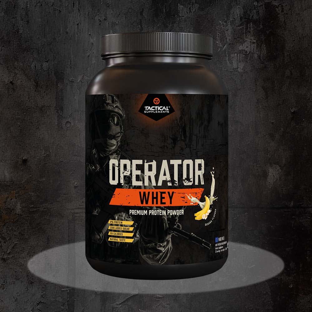 Tactical Supplements Operator Whey Protein Powder 1000g