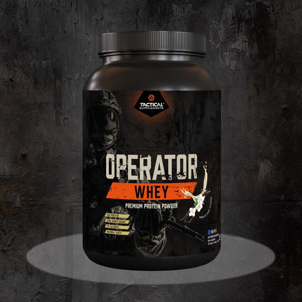 Tactical Supplements Operator Whey Protein Powder 1000g