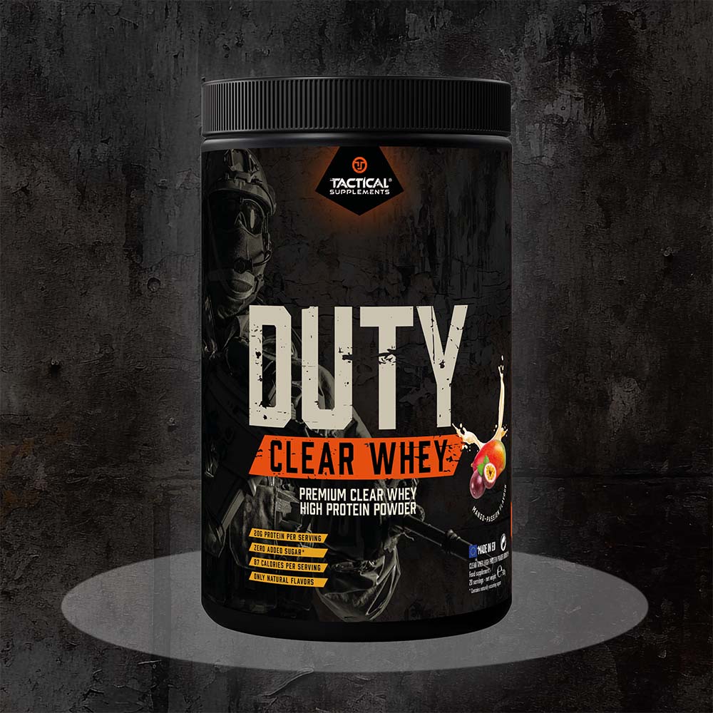 Tactical Supplements Duty Clear Whey Protein Powder 500g