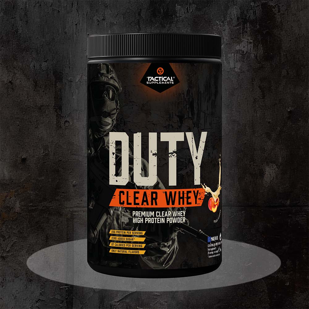Tactical Supplements Duty Clear Whey Protein Powder 500g