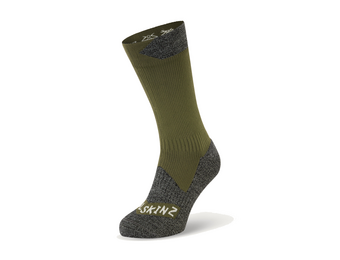 Raynham - Waterproof All Weather Mid Length Sock (Olive)