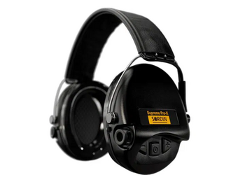 Supreme Pro X Leather Gehoorbeschermer (Black)