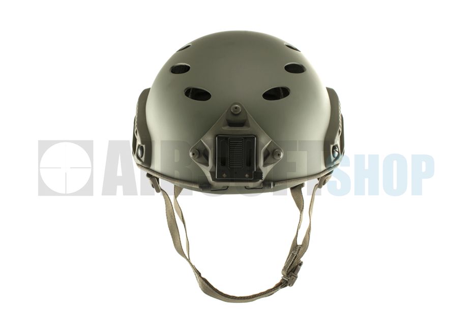 Carbon Fiber FAST PJ Helmet (Foliage Green)
