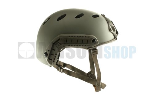 Carbon Fiber FAST PJ Helmet (Foliage Green)