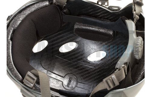 Carbon Fiber FAST PJ Helmet (Foliage Green)