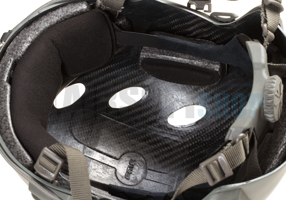 Carbon Fiber FAST PJ Helmet (Foliage Green)