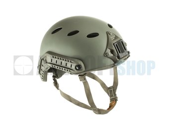 Carbon Fiber FAST PJ Helmet (Foliage Green)