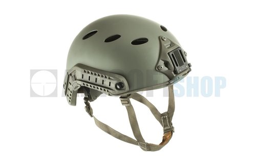 Carbon Fiber FAST PJ Helmet (Foliage Green)