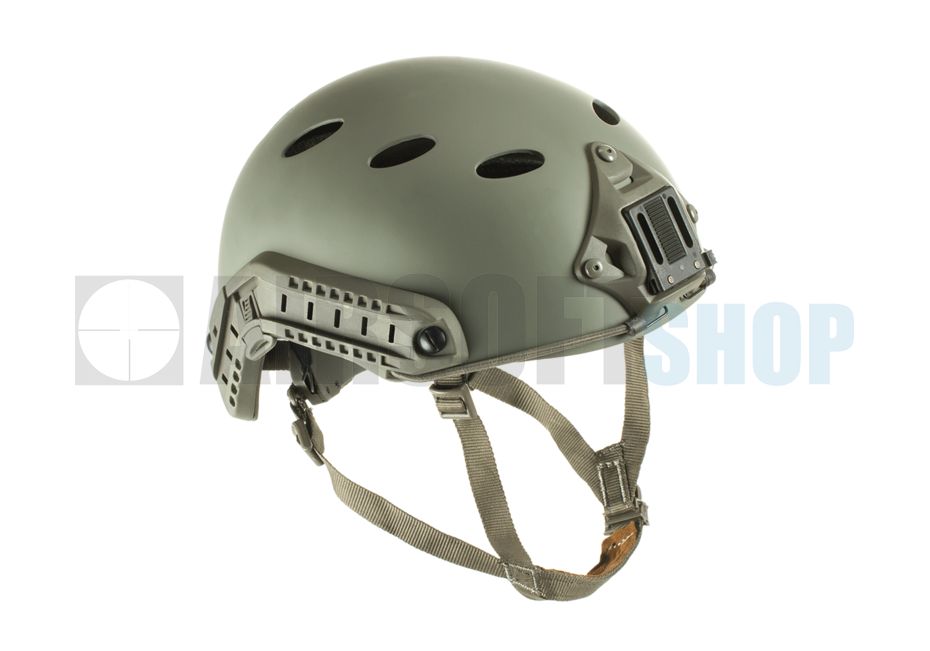 Carbon Fiber FAST PJ Helmet (Foliage Green)