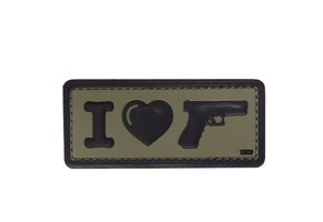 I Love My Sidearm PVC Patch (Olive)