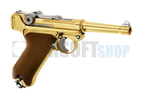 P08 Full Metal Gold GBB