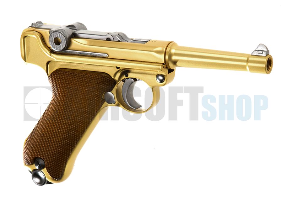 P08 Full Metal Gold GBB