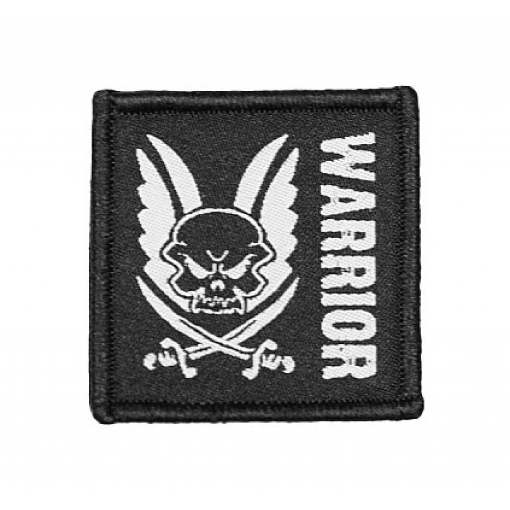 Патчи велкро. Черная нашивка. черные патчи. патч воин. патч warriors mc.