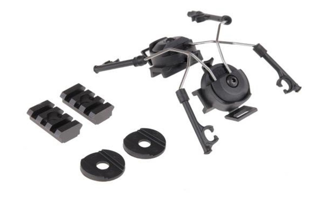 Comtac Helmet Rail Adapter (Black)