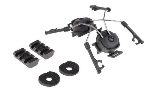 Comtac Helmet Rail Adapter (Black)