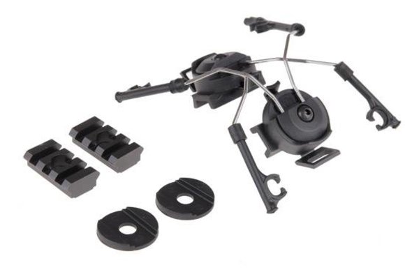Comtac Helmet Rail Adapter (Black)