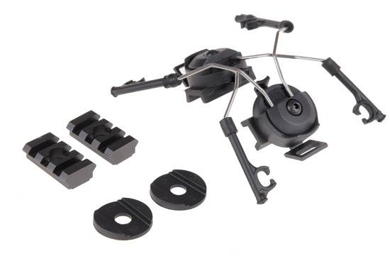 Comtac Helmet Rail Adapter (Black)