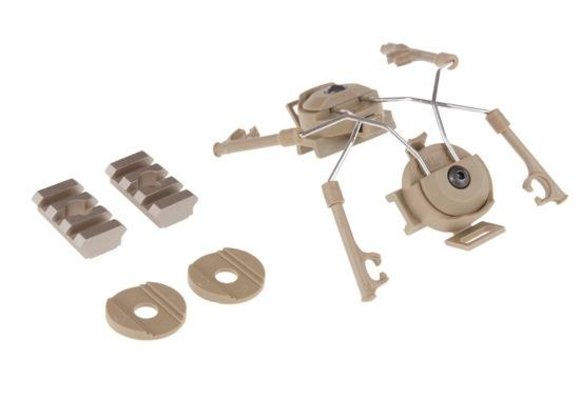 Comtac Helmet Rail Adapter (Dark Earth)