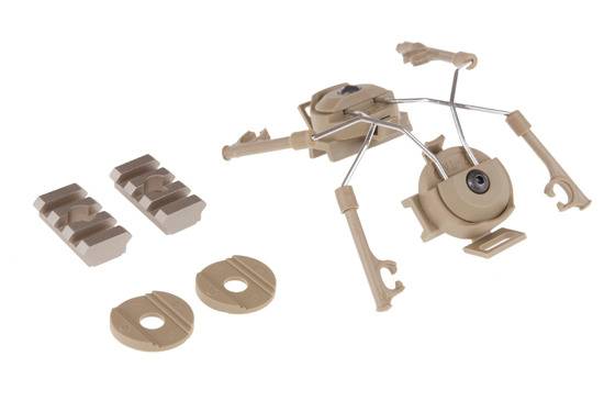 Comtac Helmet Rail Adapter (Dark Earth)