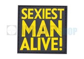 Sexiest Man Alive PVC Patch (Yellow)