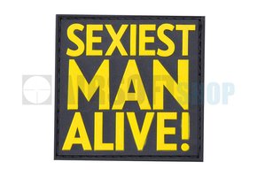 Sexiest Man Alive PVC Patch (Yellow)