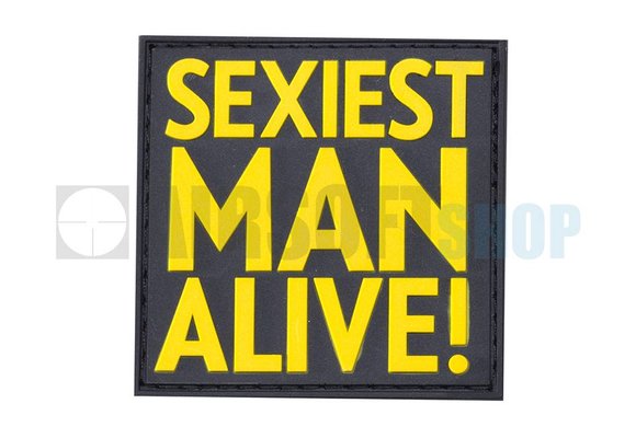 Sexiest Man Alive PVC Patch (Yellow)