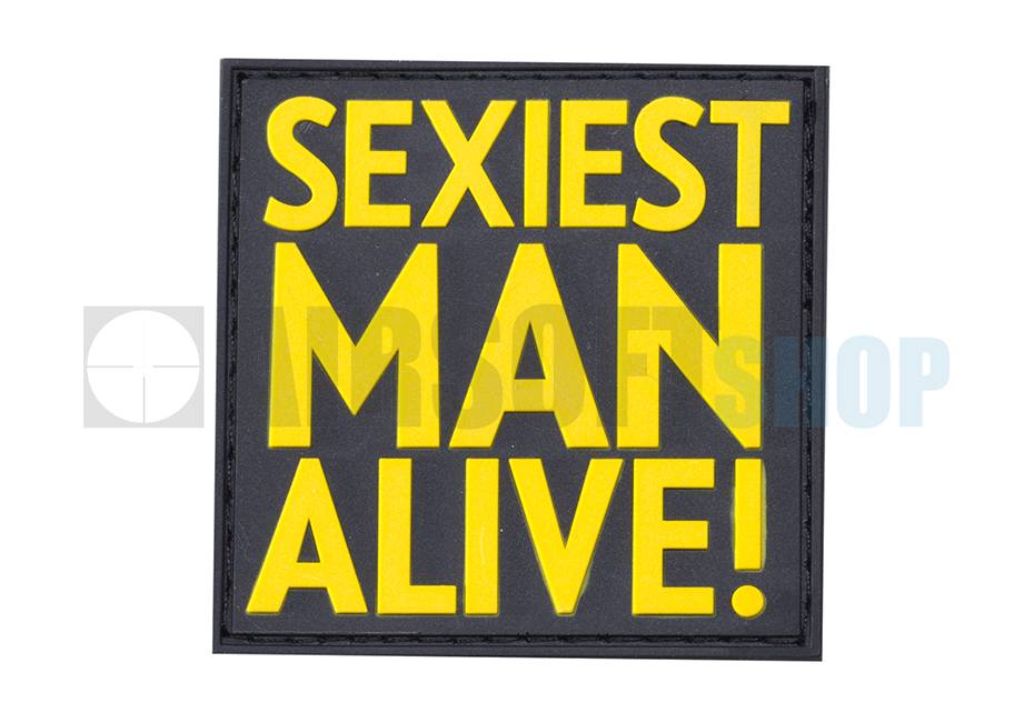 Sexiest Man Alive PVC Patch (Yellow)