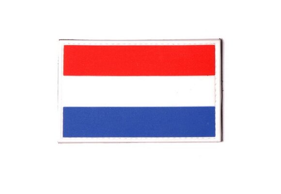 Nederlandse Vlag PVC Patch