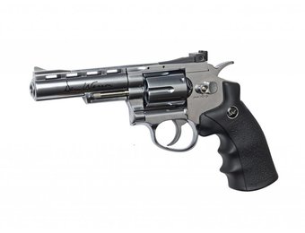 Dan Wesson 4" Revolver Chrome (1.8 Joule)
