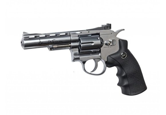 Dan Wesson 4" Revolver Chrome (1.8 Joule)