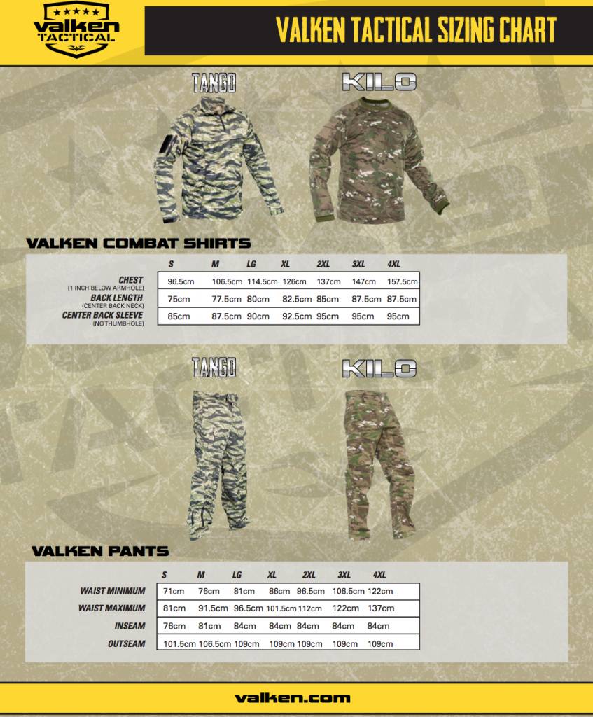 Ocp Trouser Size Chart