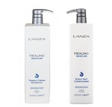 L'ANZA Healing Moisture Tamanu Shampoo & Kukui Nut Conditioner 1000ml