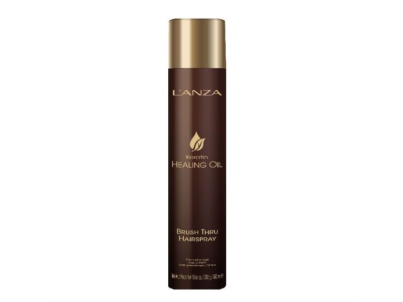 L'ANZA Healing Oil Brush Thru Hair Spray 350ml