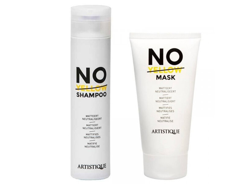 Artistique No Yellow Shampoo 250ml & No Yellow Mask 150ml