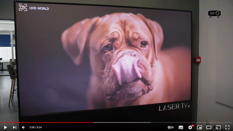 Laser televisie
