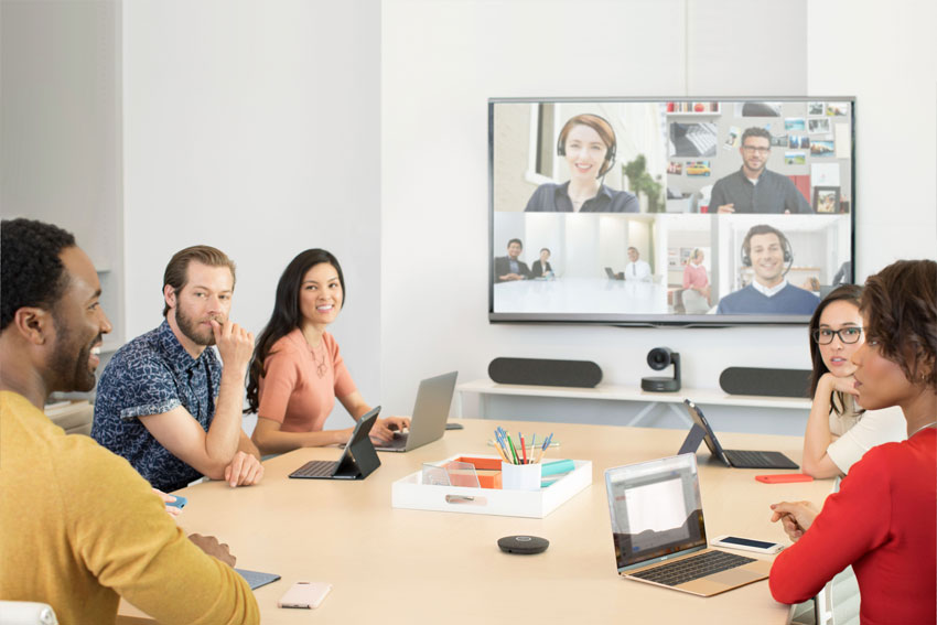 Grote videoconferencing ruimte