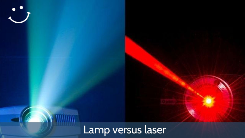 Lamp versus laser techniek