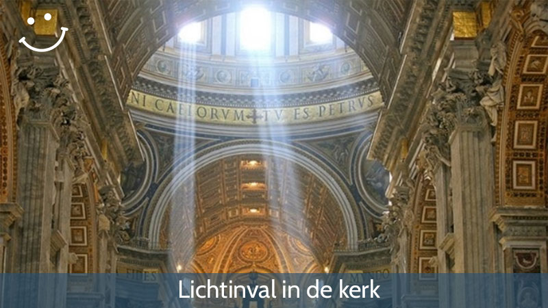 De lichtval in jouw kerk